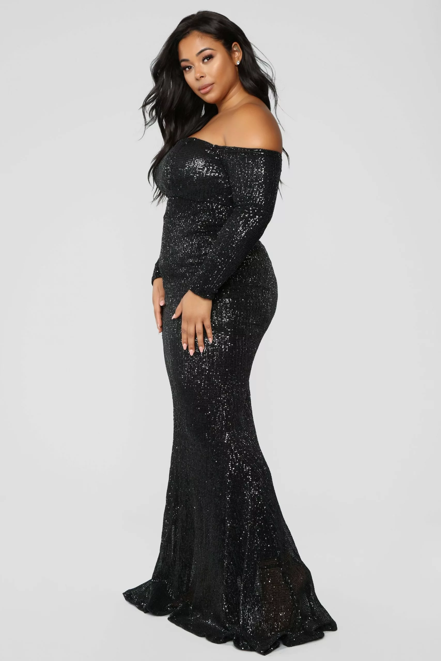 Fashion Nova Got Class Sequin Gown - Black 12 Fashion Nova Got Class Sequin Gown - Black - Image 10