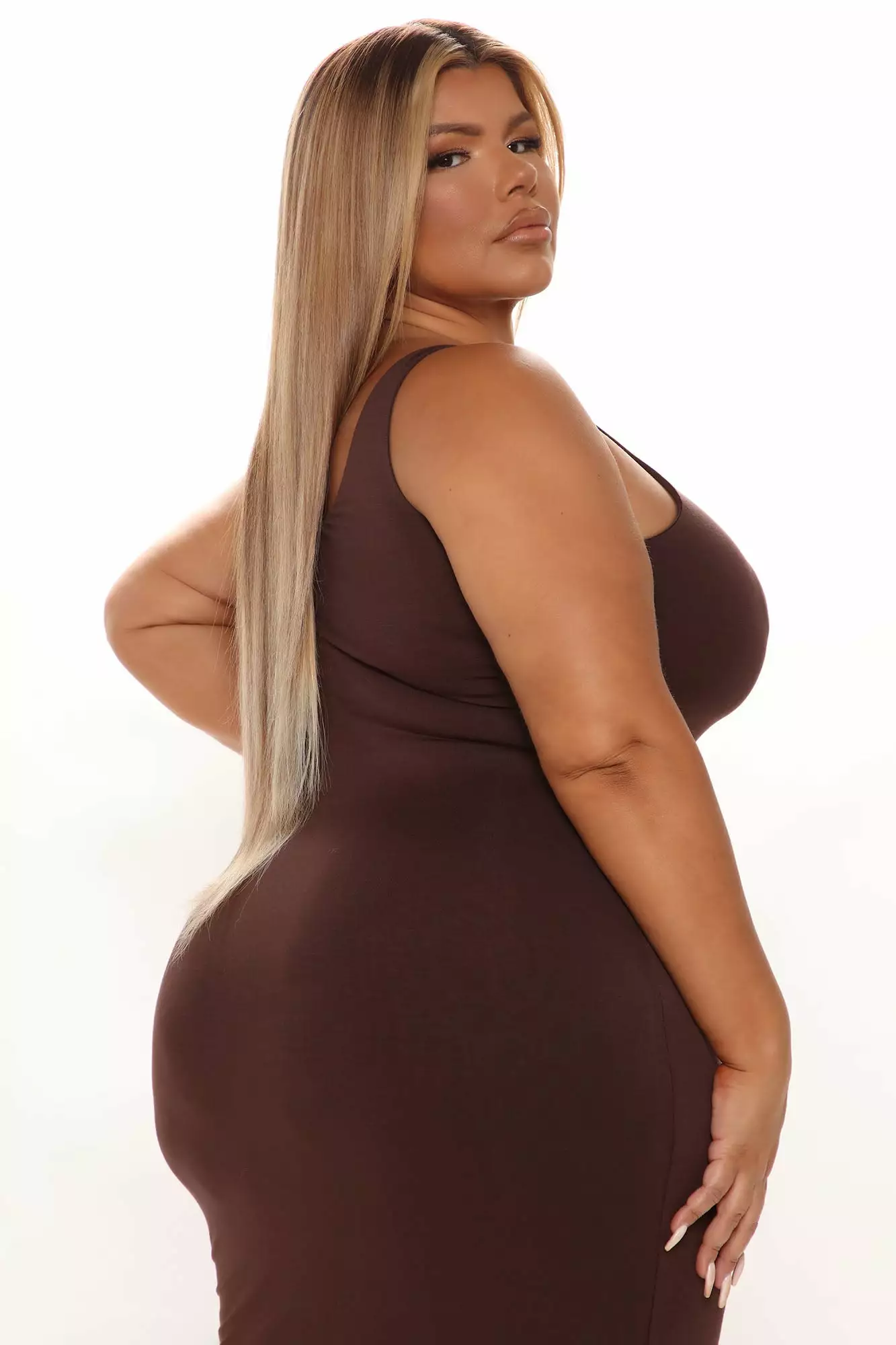 Fashion Nova Your Needs Met Dress - Chocolate 11 Fashion Nova Your Needs Met Dress - Chocolate - Image 9