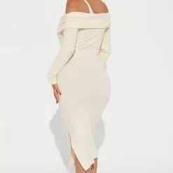 Fashion Nova Not Again Midi Dress - Cream -Fashion Nova Dresses Shop 08 15 22Studio2 ME SS 14 50 48 39 HF22H200 Cream 3168 KS