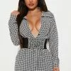 Fashion Nova Petite Make A Choice Shirt Dress - Black/White -Fashion Nova Dresses Shop 08 15 22Studio2 ME SS 15 34 38 50 PIDD04G BlackWhite 3290 KS