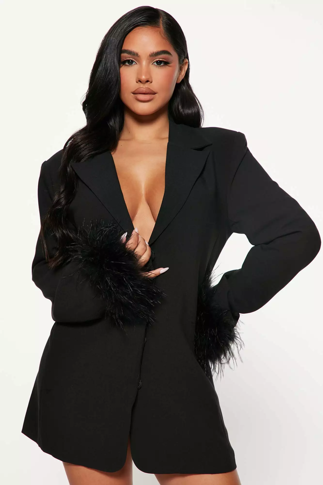 Fashion Nova Petite Delinah Blazer Mini Dress - Black 4 Fashion Nova Petite Delinah Blazer Mini Dress - Black - Image 2