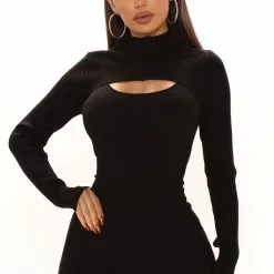 Fashion Nova Moments After Sweater Midi Dress - Black -Fashion Nova Dresses Shop 08 16 21Studio2 SN KP 13 13 07 50 RDAD2520FN Black 10868 PB