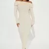 Fashion Nova Hot And Cold Maxi Dress - Beige -Fashion Nova Dresses Shop 08 16 22Studio1 KS 11 38 12 34 LD5826BFN Beige 3777 KS