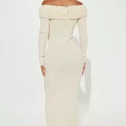 Fashion Nova Hot And Cold Maxi Dress - Beige -Fashion Nova Dresses Shop 08 16 22Studio1 KS 11 38 37 34 LD5826BFN Beige 3783 KS