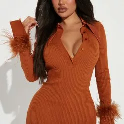 Fashion Nova Raelynn Sweater Midi Dress - Rust 9 Fashion Nova Raelynn Sweater Midi Dress - Rust -Fashion Nova Dresses Shop 08 16 22Studio2 MS 10 36 19 12 VD7823 Rust 3488 PB