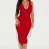 Fashion Nova Justine Bandage Midi Dress - Red -Fashion Nova Dresses Shop 08 16 22Studio2 MS 10 56 59 16 GW22C1209 Red 3534 PB