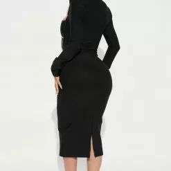 Fashion Nova Second Look Bandage Midi Dress - Black 7 Fashion Nova Second Look Bandage Midi Dress - Black -Fashion Nova Dresses Shop 08 16 22Studio2 MS 11 59 42 29 BCCD23689 Black 3756 KS