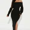 Fashion Nova Stormy Sweater Maxi Dress - Black -Fashion Nova Dresses Shop 08 16 22Studio2 MS 12 02 38 30 MD6495A Black 3767 KS