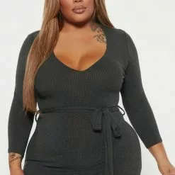 Fashion Nova In The Long Run Midi Dress - Charcoal 12 Fashion Nova In The Long Run Midi Dress - Charcoal -Fashion Nova Dresses Shop 08 16 22Studio4 DD AC 15 48 39 65 RD62330 Charcoal P 2205 PLUS WG