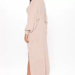Fashion Nova Living In It Cozy Dress Set - Taupe -Fashion Nova Dresses Shop 08 17 20Studio2 JP 12 20 17 3 D6607C Taupe 0649 RA