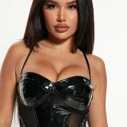 Fashion Nova Mamacita Latex Mini Dress - Black -Fashion Nova Dresses Shop 08 17 22Studio3 MS AC 13 44 50 23 CC50379 Black 0664 PB