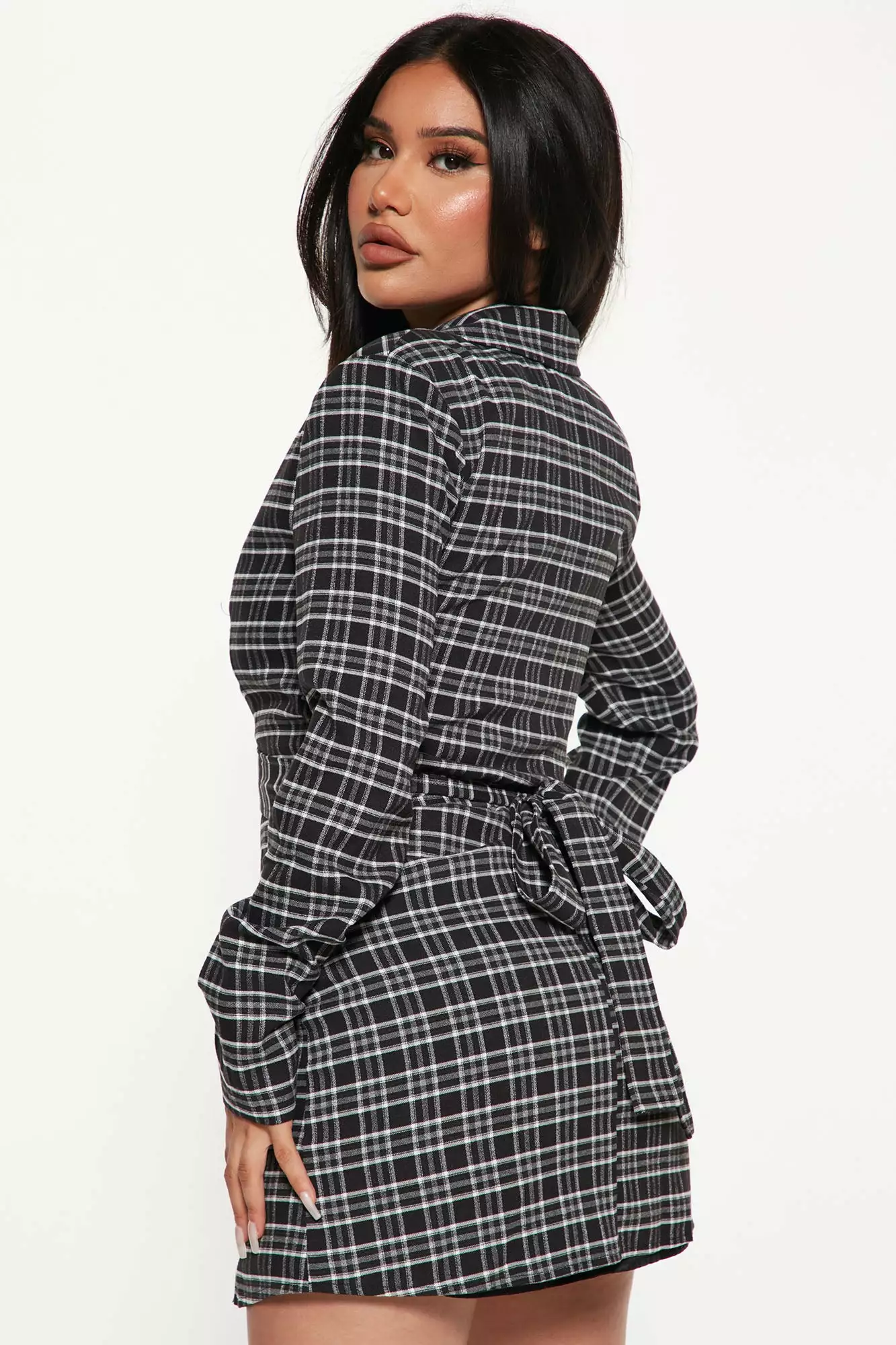 Fashion Nova Making Arrangements Mini Dress - Black/White 5 Fashion Nova Making Arrangements Mini Dress - Black/White - Image 3