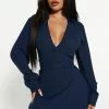 Fashion Nova Rewind Time Shirt Dress - Navy -Fashion Nova Dresses Shop 08 17 22Studio3 MS AC 15 15 50 40 FE22G256 Navy 0876 KS