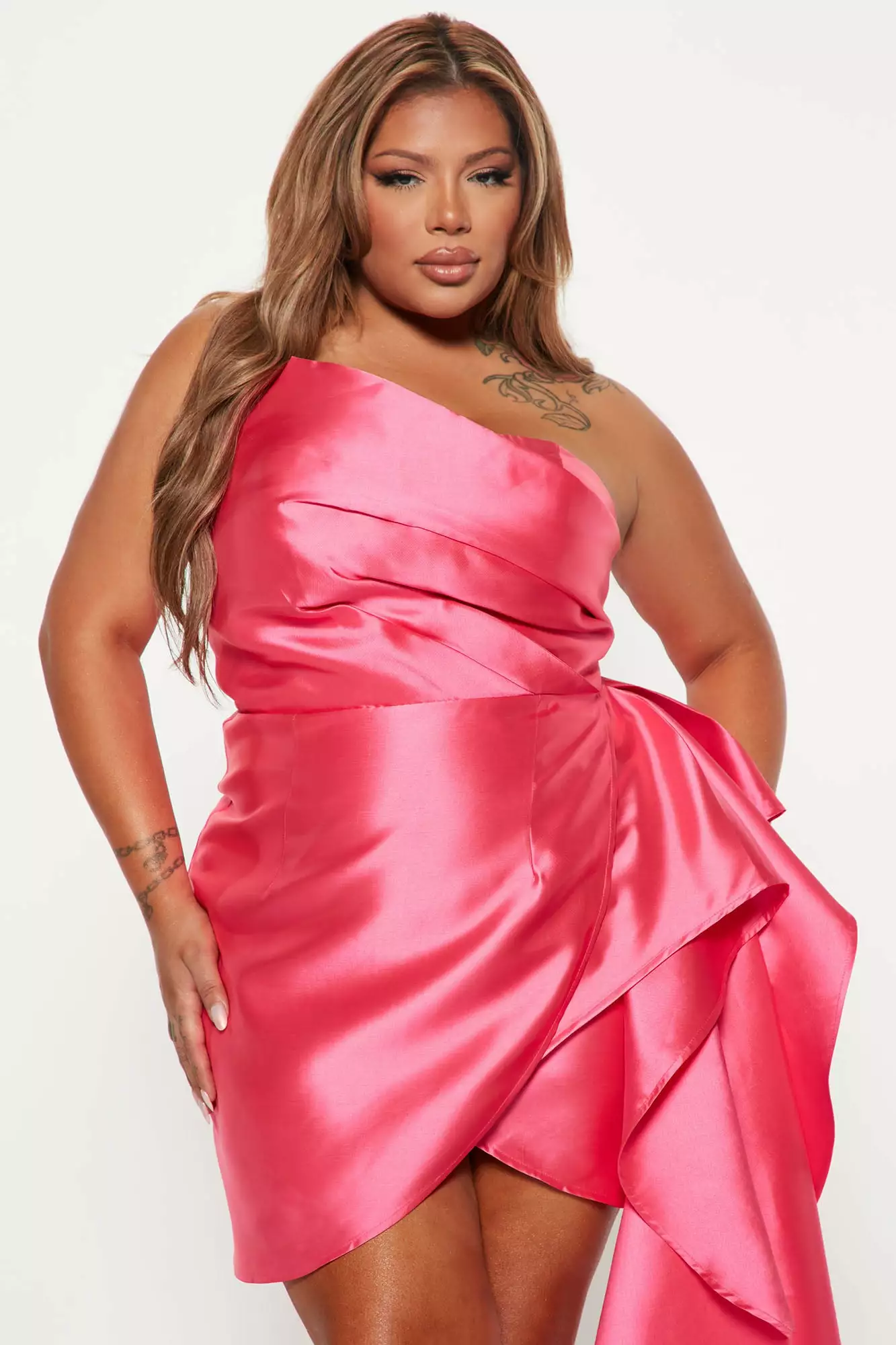 Fashion Nova Kristi Satin Mini Dress - Pink 12 Fashion Nova Kristi Satin Mini Dress - Pink - Image 10