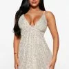 Fashion Nova One Last Time Sequin Mini Dress - Nude -Fashion Nova Dresses Shop 08 17 22Studio5 SN RL 10 35 43 12 D50064 Nude PR 2780 JB