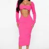 Fashion Nova Model Energy Midi Dress - Pink -Fashion Nova Dresses Shop 08 17 22Studio5 SN RL 10 39 26 11 D8278 Pink PR 2789 JB