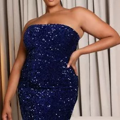 Fashion Nova Give You Chills Sequin Maxi Dress - Royal -Fashion Nova Dresses Shop 08 18 22Studio7 SN JM 15 05 30 66 D8288C Navy 1125 PLUS JB