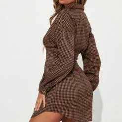 Fashion Nova Central Park Shirt Dress - Brown/combo 10 Fashion Nova Central Park Shirt Dress - Brown/combo -Fashion Nova Dresses Shop 08 19 22Studio1 CE AC 15 23 46 62 HF22H401 Browncombo 6940 EH