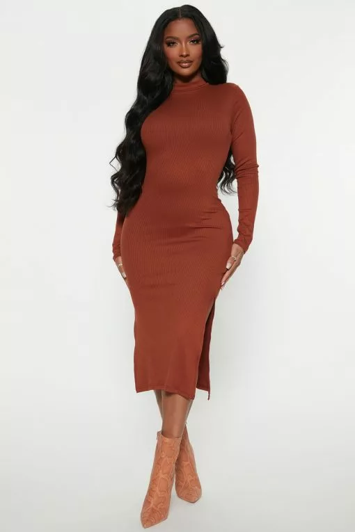 Fashion Nova Katie Midi Dress - Rust -Fashion Nova Dresses Shop 08 19 22Studio4 RT DJ 10 28 56 1 RD47630L Rust P 26432 SG