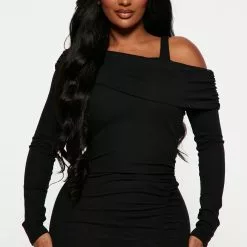 Fashion Nova Not Again Midi Dress - Black -Fashion Nova Dresses Shop 08 19 22Studio4 RT DJ 15 39 04 51 HF22H200 Black 4067 PB