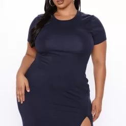 Fashion Nova Stroll Maxi Dress - Navy -Fashion Nova Dresses Shop 08 21 20Studio3 AP RS 15 29 32 62 DR1482 Navy P 56655 PLUS KL