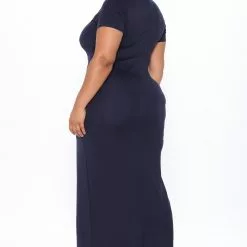 Fashion Nova Stroll Maxi Dress - Navy -Fashion Nova Dresses Shop 08 21 20Studio3 AP RS 15 29 32 62 DR1482 Navy P 56658 PLUS KL
