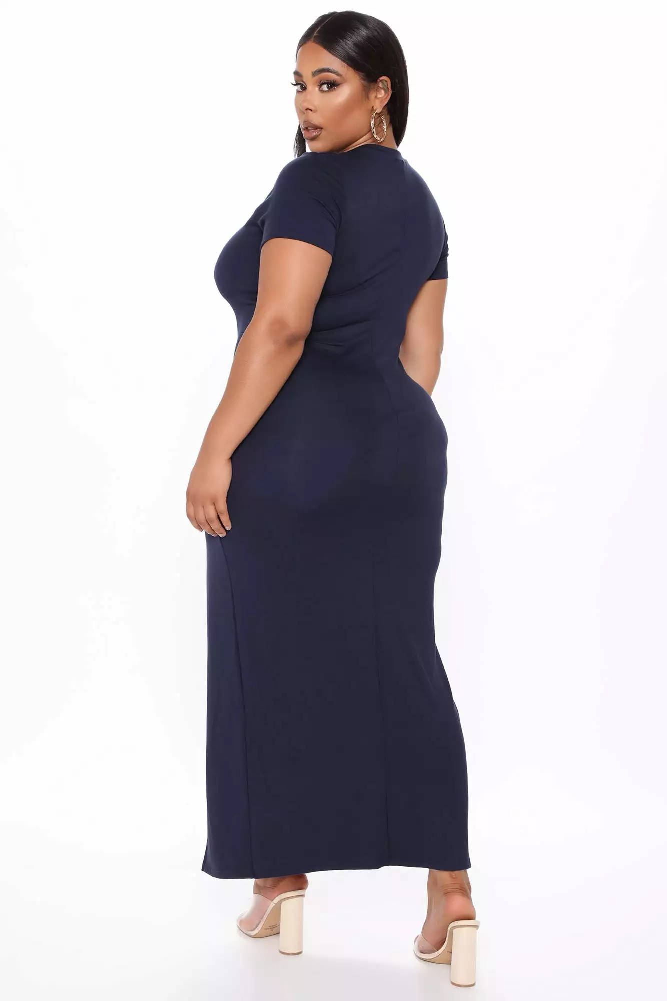 Fashion Nova Stroll Maxi Dress - Navy - Image 6