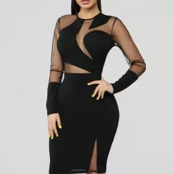Fashion Nova Black Sand Dress - Black -Fashion Nova Dresses Shop 08 22 18 Studio 2 11 49 05 PD5823AFN Black0443 AB scaled