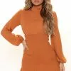 Fashion Nova Kisses Smocked Mini Dress - Rust 2 Fashion Nova Kisses Smocked Mini Dress - Rust -Fashion Nova Dresses Shop 08 23 21Studio2 CE KP 10 06 03 5 HF22A926 Rust 13941 EH