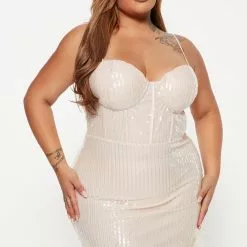 Fashion Nova Sweet Sensation Sequin Mini Dress - Blush -Fashion Nova Dresses Shop 08 23 22Studio4 DM DJ 09 31 28 7 22GWF0419 Blush 4759 PLUS JB