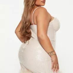 Fashion Nova Sweet Sensation Sequin Mini Dress - Blush -Fashion Nova Dresses Shop 08 23 22Studio4 DM DJ 09 31 41 7 22GWF0419 Blush 4763 PLUS JB