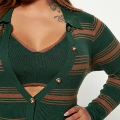 Fashion Nova Chill Day Sweater Midi Dress Set - Green/combo -Fashion Nova Dresses Shop 08 23 22Studio4 DM DJ 10 31 57 24 91111NK GreenCombo 4941 PLUS JB