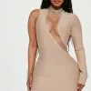 Fashion Nova Feeling Expensive Bandage Mini Dress - Nude -Fashion Nova Dresses Shop 08 24 22Studio2 MS Rene 14 08 01 17 74844F Nude P 0341 PB
