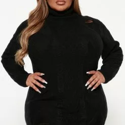 Fashion Nova Chilly Days Sweater Mini Dress - Black 12 Fashion Nova Chilly Days Sweater Mini Dress - Black -Fashion Nova Dresses Shop 08 24 22Studio3 KS DJ 14 14 16 37 J262 Blackcombo 2629 PLUS PB