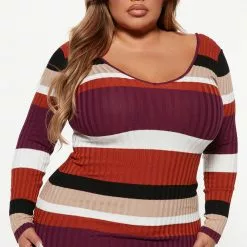 Fashion Nova Kallan Striped Knit Dress - Purple/combo 12 Fashion Nova Kallan Striped Knit Dress - Purple/combo -Fashion Nova Dresses Shop 08 24 22Studio3 KS DJ 14 18 50 39 ZD21449S1 Purplecombo 2648 PLUS WG