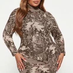 Fashion Nova Undercover Sweater Mini Dress - Grey/combo -Fashion Nova Dresses Shop 08 24 22Studio4 ME KP 11 17 19 29 LD10676BFN Greycombo 5788 PLUS EH