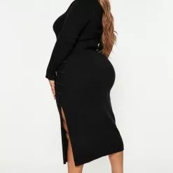 Fashion Nova Adina Sweater Midi Dress - Black 13 Fashion Nova Adina Sweater Midi Dress - Black -Fashion Nova Dresses Shop 08 24 22Studio4 ME KP 11 26 45 31 SK0930 Black 5809 PLUS EH