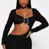 Fashion Nova Buckle Up Mini Dress - Black -Fashion Nova Dresses Shop 08 24 22Studio5 RM IM 12 10 24 9 MD8199 Black 3921 JB