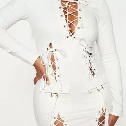 Fashion Nova Lace Up Denim Mini Dress - Cream -Fashion Nova Dresses Shop 08 24 22Studio5 RM IM 15 22 03 39 ID51835 Cream 4308 EH