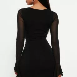Fashion Nova Vintage Lovers Mini Dress - Black -Fashion Nova Dresses Shop 08 24 22Studio6 DD AC 15 57 58 46 D29349 Black 1075 ES