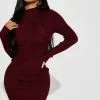 Fashion Nova Cold As Ice Sweater Mini Dress - Burgundy -Fashion Nova Dresses Shop 08 25 22Studio1 RM AC 11 34 28 18 RDAE7200FN Burgundy 0238 ES