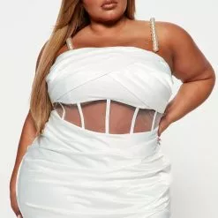 Fashion Nova Champagne Shower Satin Midi Dress - White -Fashion Nova Dresses Shop 08 25 22Studio4 DD KP 10 49 42 10 bd3016 White 6341 PLUS PB