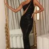 Fashion Nova Queen Things Sequin Maxi Dress - Black -Fashion Nova Dresses Shop 08 25 22Studio7 ME DJ 10 09 48 5 2020D Black 0655 EH