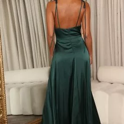 Fashion Nova By My Side Maxi Dress - Hunter -Fashion Nova Dresses Shop 08 25 22Studio7 ME DJ 11 28 56 22 9371SO Hunter 0847 EH