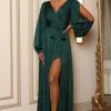 Fashion Nova Belle Maxi Dress - Emerald -Fashion Nova Dresses Shop 08 25 22Studio7 ME DJ 15 21 24 62 MF21043 Emerald 1269 JB