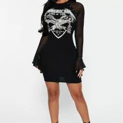 Fashion Nova Rock With Me Mini Dress - Black -Fashion Nova Dresses Shop 08 26 22Studio4 DD DJ 10 50 21 30 D29361 Black 26662 JB