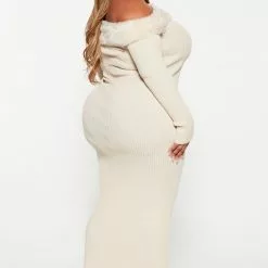 Fashion Nova Hot And Cold Maxi Dress - Beige -Fashion Nova Dresses Shop 08 26 22Studio5 RD KJ 15 09 24 56 LD5826BFN Beige P 6612 PLUS PB