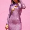 Fashion Nova Hey Baby Sequin Mini Dress - Pink -Fashion Nova Dresses Shop 08 26 22Studio8 ME MR 15 05 09 18 JD40316A Pink 30847 ES