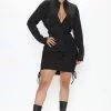 Fashion Nova Wisdom Ruched Shirt Dress - Black 2 Fashion Nova Wisdom Ruched Shirt Dress - Black -Fashion Nova Dresses Shop 08 27 21Set2 DM ES 11 40 41 34 HF21G622 Black 0320 KS