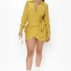 Fashion Nova It's Happy Hour Mini Dress - Mustard -Fashion Nova Dresses Shop 08 27 21Set2 DM ES 11 55 16 39 FL21A401 Mustard 0364 EH